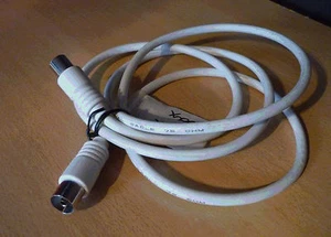 Witte Coax kabel 1,2 meter 75 Ohm - Photo 1/2