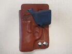 Fits Sig Sauer P290 formed BROWN leather wallet & pocket holster right hand
