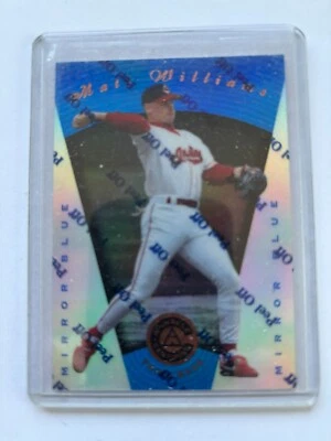 1997 Pinnacle Certified Mirror Blue #3 Matt Williams  pack insert rate 1/199 - Image 1 of 2
