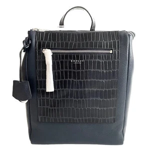 Radley Pear Gardens - Rucksacktasche aus Kunstkrokus dunkelblauem Leder - Brandneu mit Etikett - uvp £ 239