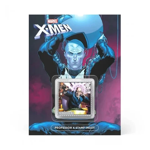 Royal Mail - X-Men - Professor X - Silver Plated Ingot - Limited Edition! Cover