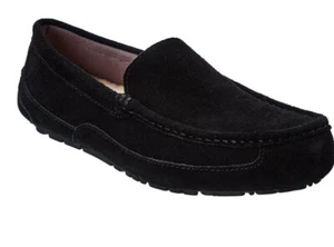 Ugg Australia Mens Adler Black Slippers 10 - Picture 1 of 4
