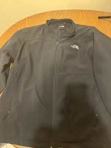 The North Face TNF Apex Softshell Jacket Mens XXL Black Hiking Outdoors - Picture 1 of 4