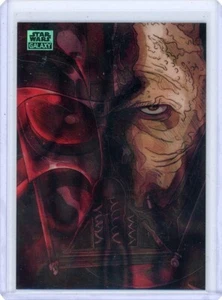 2024 Star Wars Topps Chrome Galaxy Darth Vader’s Mask Lava 91/175 - Picture 1 of 2