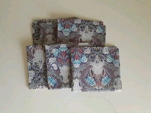 Liberty Tana Lawn 14x15.5 Inch 6 Pieces Purple - Picture 1 of 4