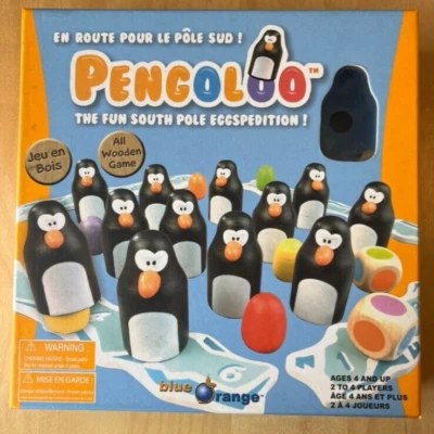 Pengoloo Game Blue Orange Games 2007 Kids Eggs Penguins Wooden -- COMPLETE!!! - Image 1 of 4
