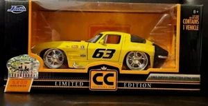 NEW Yellow 1963 Chevy Corvette Stingray, 1:24, Limited Ed. 3319/5000 CC - Picture 1 of 4