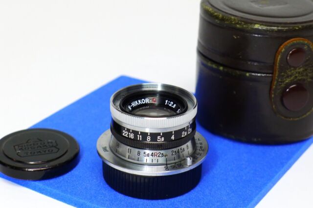 Nikon NIKKOR W Camera Lenses 35mm Focal f/2.5 Maximum Aperture for