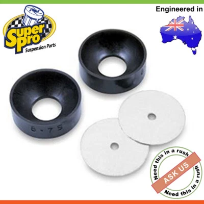 Nuevo * SUPERPRO * Kit de arbusto de dirección para TRIUMPH TR 4 - 2 delanteros Foto 1 de 4