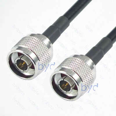N male to N male coax cable LMR240 LMR-240 Coaxial Kable Low Loss plug 50ohm lot - Image 1 of 4