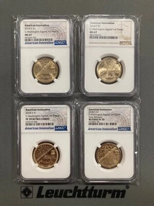 2018D, P & S American Innovations 1st Patent Set - NGC MS67, PF70 UC & RevPF70 - Picture 1 of 9