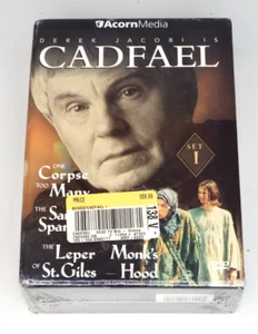 Cadfael - Set 1 (DVD, 4-Disc Set, Acorn Media) Derek Jacobi, Brand New & Sealed - Foto 1 di 4