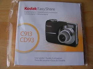 Manual de instrucciones y CD del fabricante de equipos originales Kodak para Kodak C913 - Imagen 1 de 1