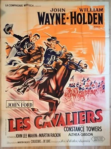 Western Filmplakat DIE REITER John Wayne William Holden 120 x 160 cm 1959 - Bild 1 von 5
