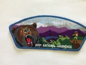 Great Smoky Mountain Council 2001 National Scout Jamboree JSP Blue patch cs - Picture 1 of 1