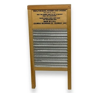 Columbus Washboard Co Eimer Größe 2133C 8,5 x 18 Zoll HERGESTELLT IN DEN USA Seide Strumpfwaren Dessous - Bild 1 von 5