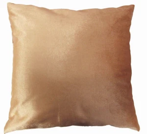 Mo87a Light Brown Shimmer Velvet Style Cushion Cover/Pillow Case *Custom Size* - Picture 1 of 6