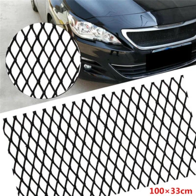 40"x13" Black Aluminium Racing Car Grille Mesh Vent Tuning Grill Rhombus Mesh - Image 1 of 4
