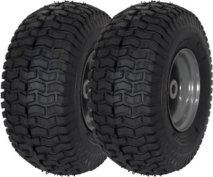 21446-2PK 15X6.00-6 Tire and Wheel Assembly, Pneumatic Replacement Lawn Mower Fr - Picture 1 of 12