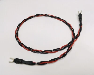 Audiophile Turntable Ground Wire Spade 15AWG Tri-Braid 3-Wire Pine Tree Audio  - Image 1 of 4