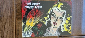 2022 THE ROCKY HORROR PICTURE SHOW PROMOTIONAL PROMO CARD FROM UK  4" X 6" - Picture 1 of 1