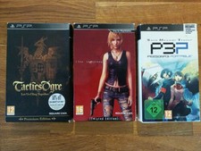 PSP Bundle PERSONA 3 PORTABLE COLLECTORS EDITION 3RD BIRTHDAY TACTICS OGRE PAL