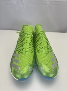 Adidas Adizero New Speed Baseball Cleats Mens Size 13 Neon Green Blue F34363 - Picture 1 of 9