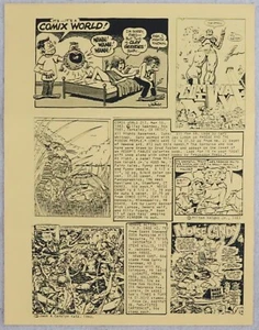 1983 Clay Geerdes Comix World Underground Small Press Comics Newsletter - Picture 1 of 3