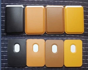 étui portefeuille cuir neuf avec MagSafe pour Apple iPhone marron - Photo 1 sur 13