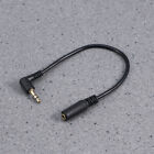  3pcs 3.5mm Bend Male to Female AUX Extension Cable Headphone Extension Cable