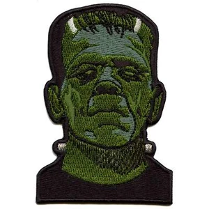 Halloween Frankenstein Monster Patch Horror Scary Body Embroidered Iron On - Picture 1 of 1