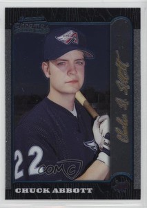 1999 Bowman Chrome Gold Signature Chuck Abbott #191 Rookie RC