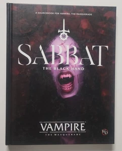 Sabbat: The Black Hand A Sourcebook for Vampire: The Masquerade Hardcover New! - Imagen 1 de 2
