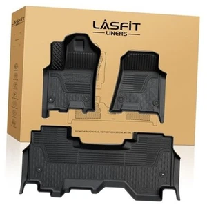 Floor Mats for Ram 1500 Quad Cab 2025 Bucket Seat, All Weather TPE Custom Fit  - Picture 1 of 7