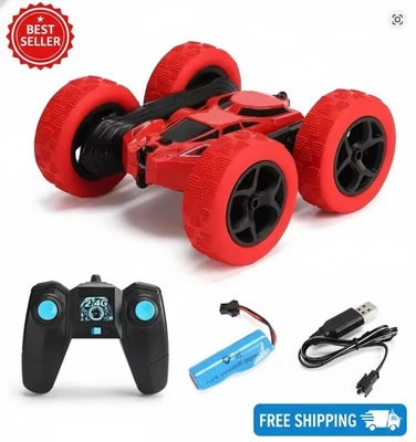 RC Stunt Car, 360° Double-Sided Flip Remote Control Car for Kids - Image 1 of 4