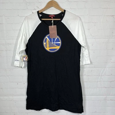 New Mitchell & Ness Golden State Warriors Raglan T Shirt Dress Womens Medium - Image 1 of 4