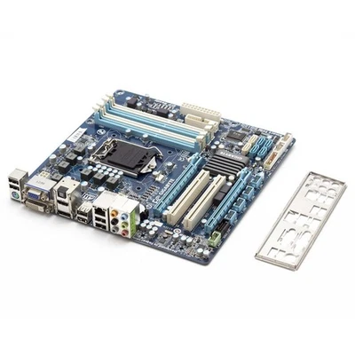 Gigabyte Q67M Motherboard LGA1155 4 Slot DDR3 Max 32GB Second Third Gen Matx - Image 1 of 3