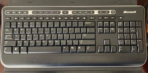 Microsoft Wireless Keyboard 1000 (Model 1356) No Receiver Or Mouse Good Cond. - Picture 1 of 8