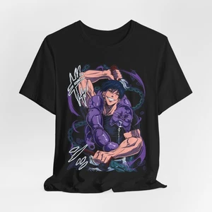 Toji Jujutsu Kaisen Anime Graphic Tee, Unisex Jersey T-Shirt for Fans, Short - Picture 1 of 14