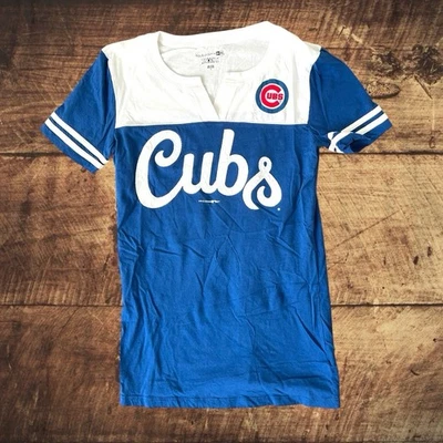 Womens Chicago Cubs New Era T-Shirt MLB Genuine Merchandise sz s - Image 1 of 4