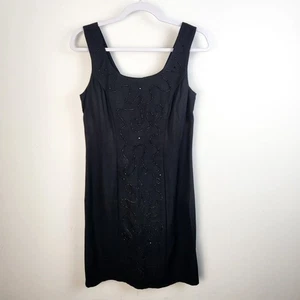 Mini Vestido All That Jazz Funda Negra Talla Pequeña Vintage Retro Años 90 Glam Fecha - Imagen 1 de 5