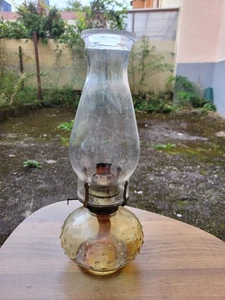 alte Tisch Petroleumlampe Öllampe.glas - Bild 1 von 8