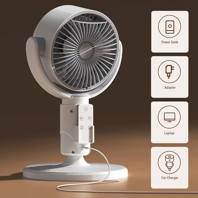 Ventilatore a Piantana 180 Gradi Manuale Verticale Oscillante Ventilatore a Pavimento Silenzioso con - Immagine 1 di 4