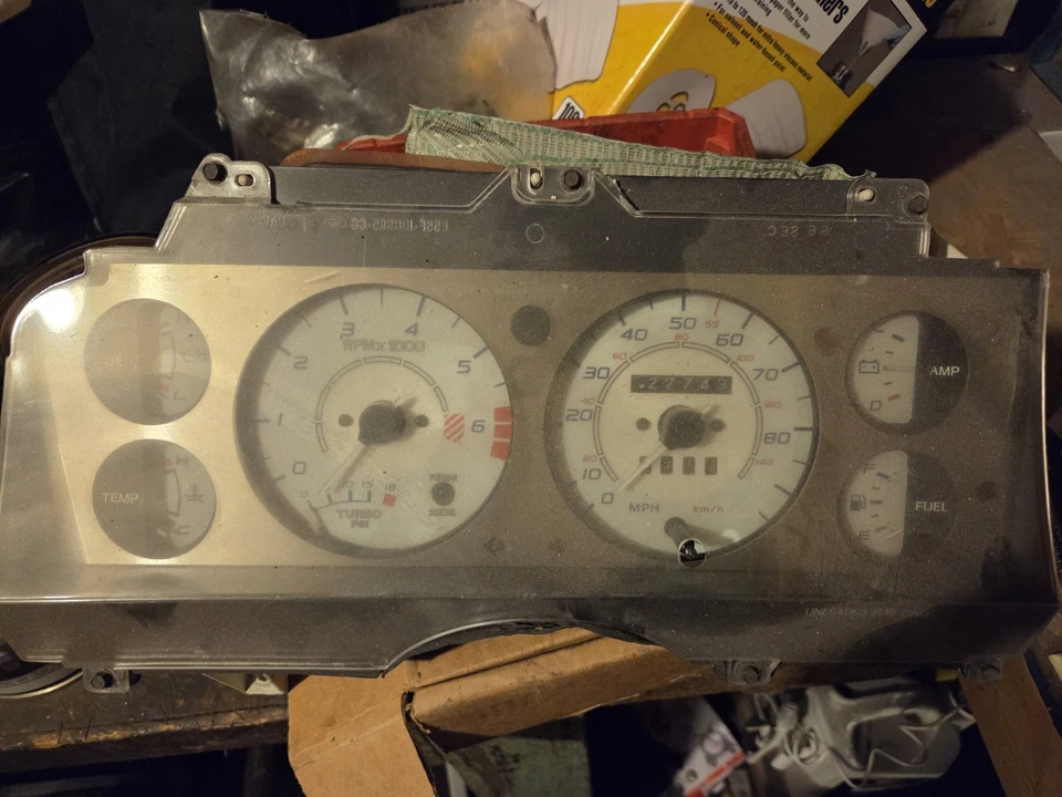 1985-1988 Ford Thunderbird Turbo Coupe Instrument Cluster Tach Speedo 85-88 - Image 1 of 4