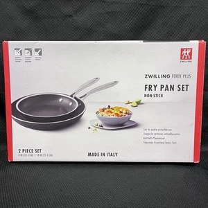 Zwilling Forte Plus Non-Stick Fry Pan Set 2-Piece 8” & 10” Made in Italy - Picture 1 of 4