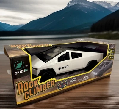 Tesla Cybertruck White Remote Control Car Toy Skidz Rock Climber - Brand New! - Image 1 of 4