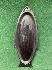 Outset 76376 Cast Iron Fish Grill Serving Pan  - Picture 1 of 5