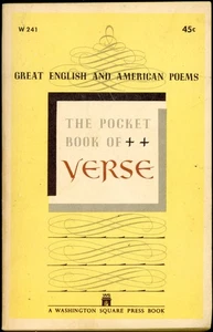 The Pocket Book of Verse (1960, Paperback) - Picture 1 of 2