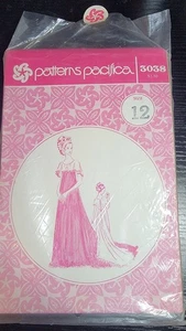 Vintage Patterns Pacifica 3038, Misses' Formal Gown/Holoku, Size 12 UNCUT - Picture 1 of 3