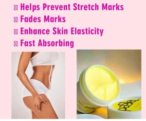 Stretch Mark Removal Cream (2-Pack) - Repairs Pregnancy Scars, Burns, Cuts, Mois - Picture 1 of 4